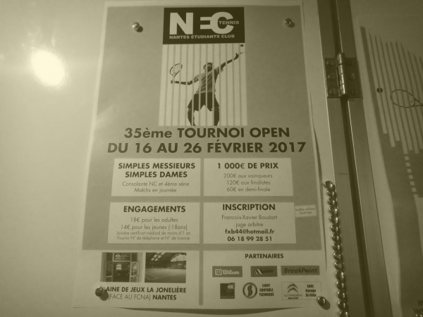 2017 – Open du NEC